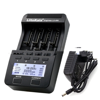 Cargador Inteligente con Pantalla LCD y Detector de Capacidad de Batería - Image 2