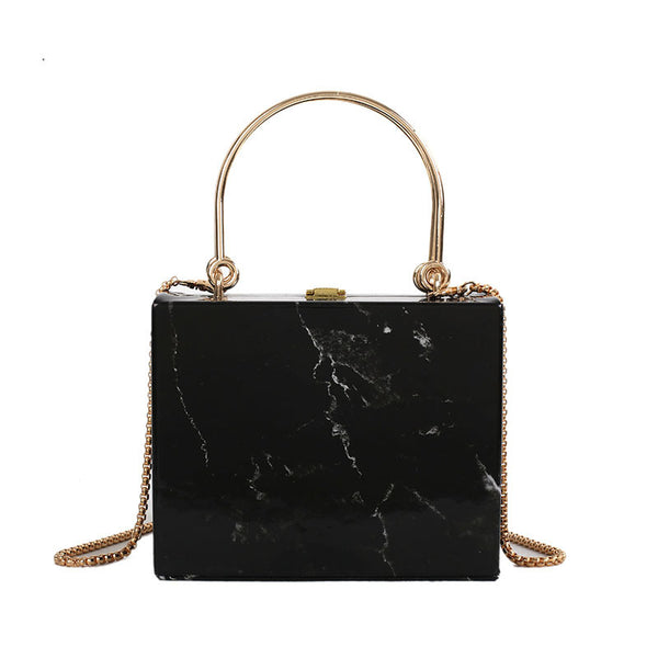 Bolso Cadena con Cierre de Mármol - Versátil y Elegante - Image 9