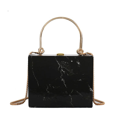 Bolso Cadena con Cierre de Mármol - Versátil y Elegante - Image 9