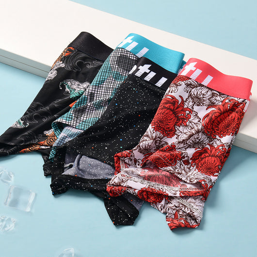 Bóxers Cortos de Seda de Hielo para Hombre: Ligeros y Transpirables - Image 9