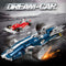 Auto de Carreras Azul - Juego de Bloques de Construcción Tecnológicos