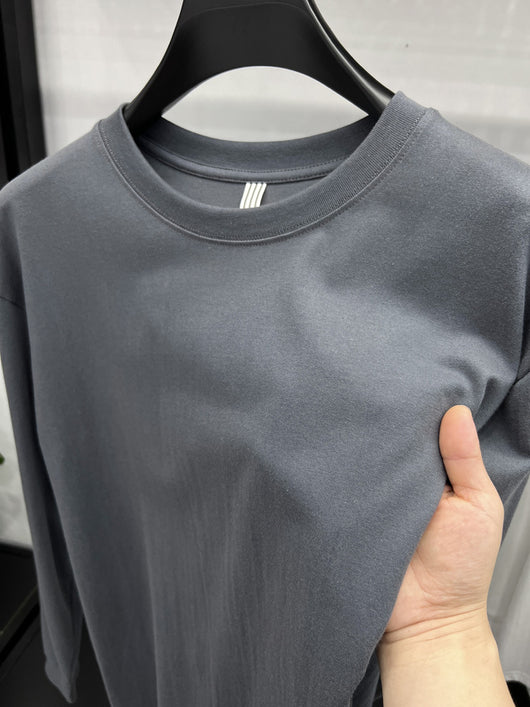 Camiseta Hombre Algodón Premium Cuello Redondo Hombro Descubierto - Image 46