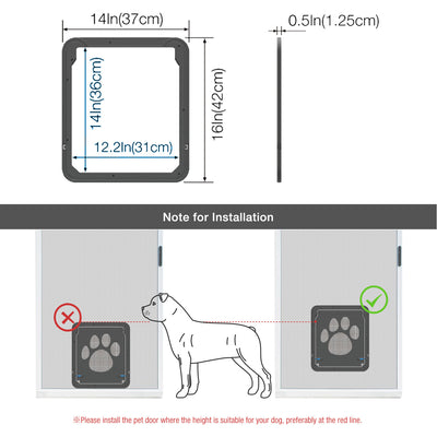 Puerta Mosquitera Resistente a Mordidas para Perros Medianos y Grandes - Image 9