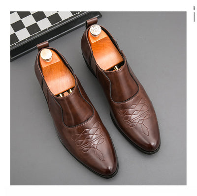 Zapatos Formales de Cuero para Hombre con Altura Aumentada - Image 12