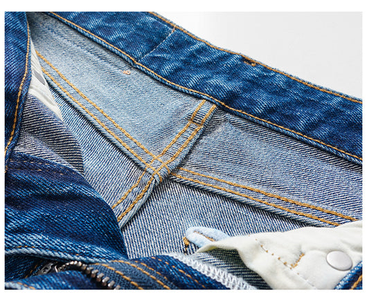 Jeans Rectos Cintura Alta Mujer Otoño Stretch - Image 9