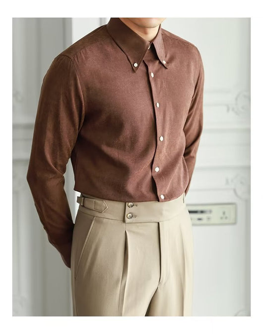 Camisa Artística Minimalista para Hombre - Diseño Trendy - Image 9