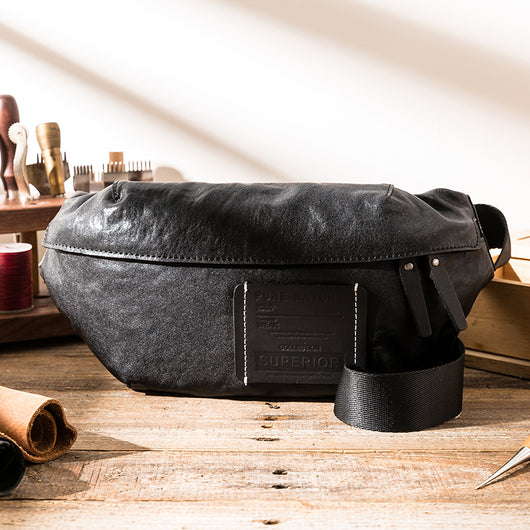 Bolsa Crossbody de Cuero Genuino Tide - Estilo Casual para Hombre - Image 12