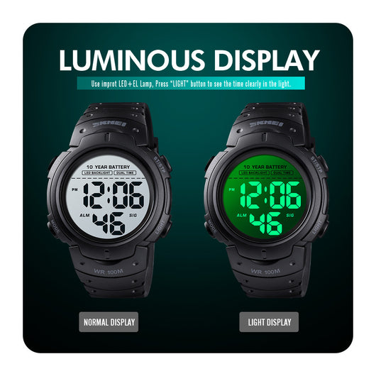 Reloj Deportivo LED Multifuncional Impermeable con Luz Nocturna - Image 4