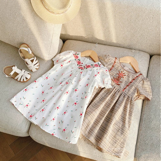 Falda Princesa Bordada para Niñas - Dos Versiones Elegantes - Image 3