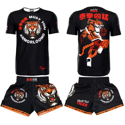 Ropa de Entrenamiento de Boxeo Ajustada de Secado Rápido - Image 2