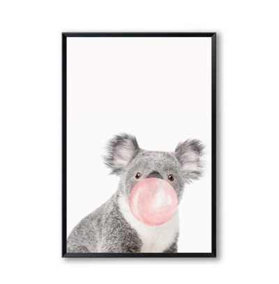 Cuadro Nórdico Minimalista Animales Infantiles sin Marco - Image 8