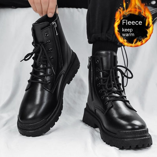 Botas de Cuero British Caña Media para Hombre - Estilo Tide - Image 3