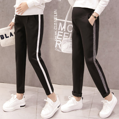Pantalones deportivos con control abdominal y bloques de color - Image 2