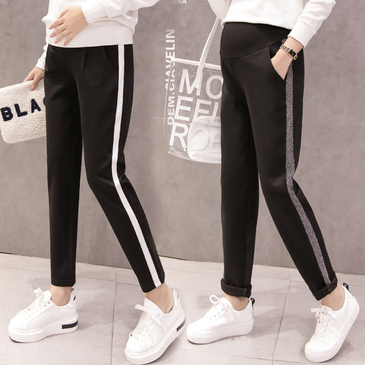 Pantalones deportivos con control abdominal y bloques de color - Image 2
