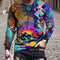 Camiseta Casual Slim Fit con Estampado de Letras para Hombre