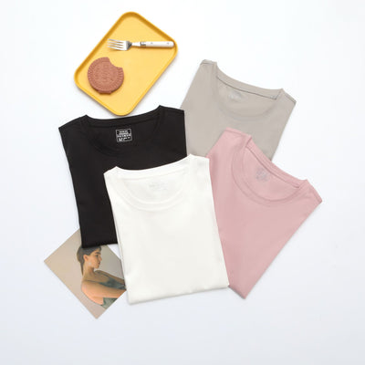 Blusa Fresca de Algodón y Seda de Gusano para Mujer - Manga Corta Verano - Image 16