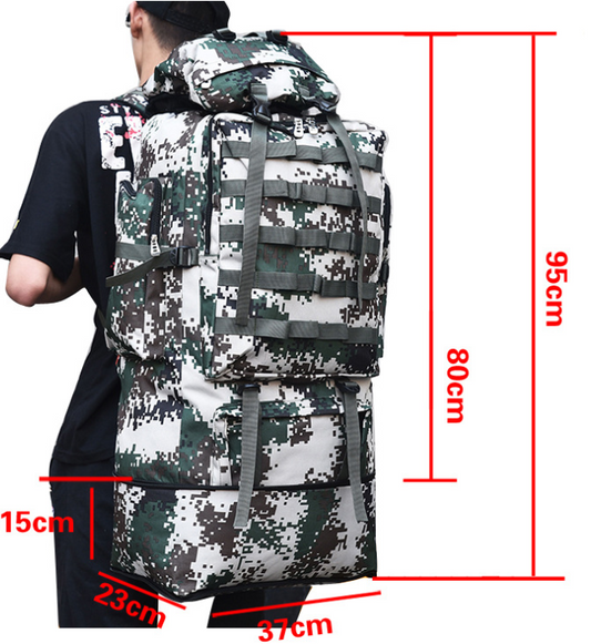 Mochila de Trekking 100L de Gran Capacidad para Aventuras Extremas - Image 2