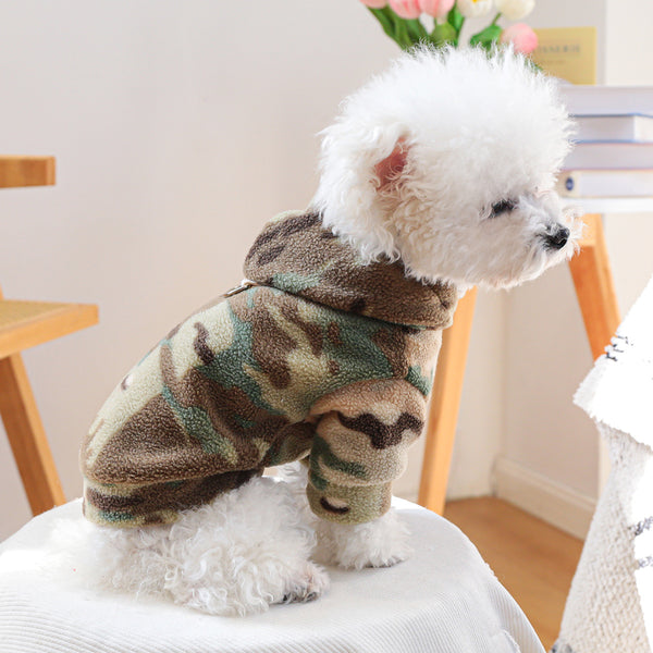 Suéter Camuflado para Mascotas - Abrigo Elegante y Cómodo