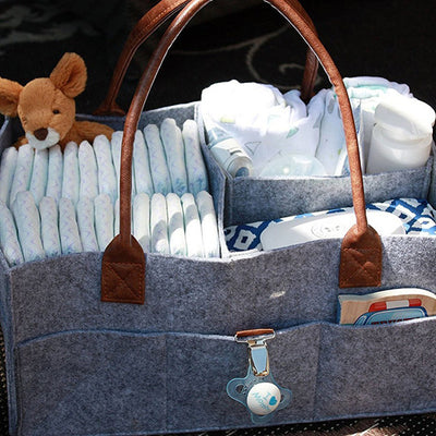 Bolsa Organizadora de Pañales Personalizada en Fieltro - Image 13