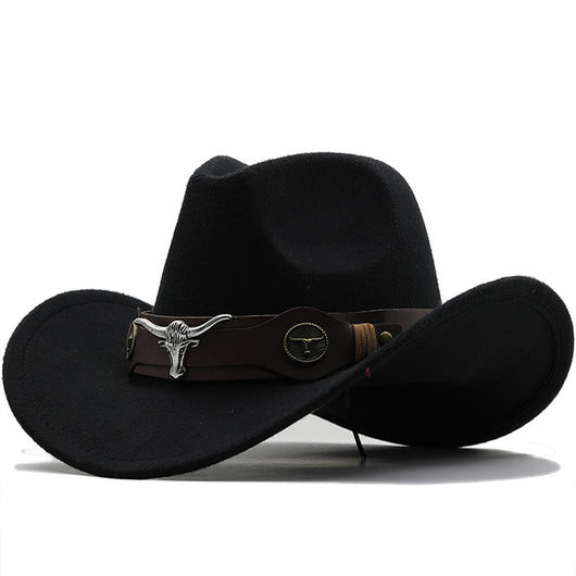 Sombrero Vaquero de Lana y Denim Premium - Image 3