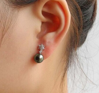 Aretes de Perla Negra - Image 3