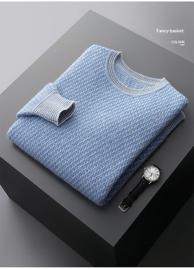 Suéter Ejecutivo de Cuello Redondo para Otoño e Invierno - Image 19