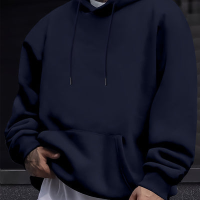 Sudadera Casual Hombre Cuello Alto Color Liso - Image 3