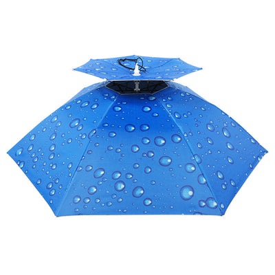 Sombrero Paraguas Doble Capa Impermeable para Pesca - Image 14