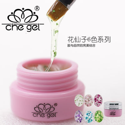 Gel de Uñas con Flores Secas Floraland