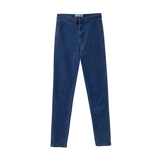 Jeans Casuales de Cintura Alta para Mujer - Image 7