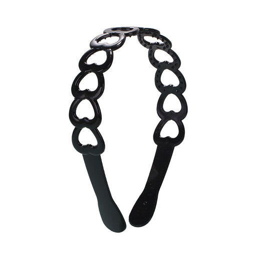 Diadema de Moño con Efecto Spray Negro para Mujer