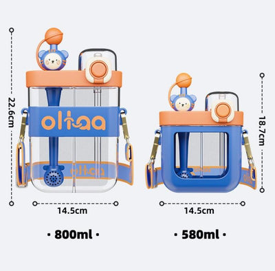Vaso Infantil con Popote Resistente a Caídas - Doble Capacidad para Niños y Niñas - Image 6