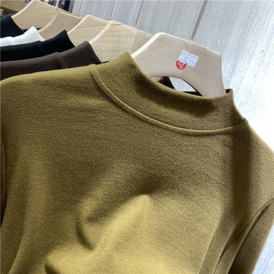 Blusa de Cuello Alto Manga Larga para Mujer - Image 16