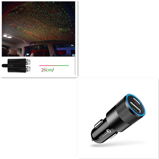 Proyector de Luces Estrelladas USB - Iluminación LED Galaxia para Auto e Interior - Image 26