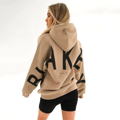 Sudadera Estampada Gruesa Oversize de Manga Larga Versátil - Image 45