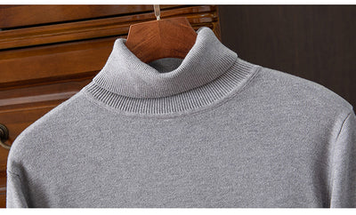 Suéter Cuello Alto para Hombre Otoño Invierno - Abrigo Interior Versátil - Image 47