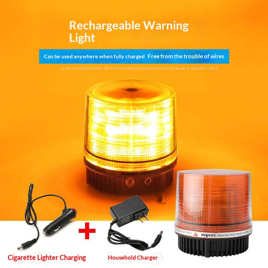 Luz de Advertencia Recargable para Automóvil con Destellos - Image 12