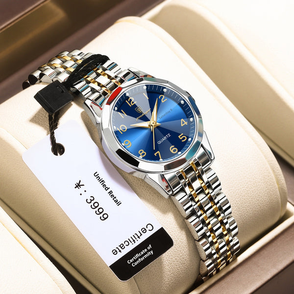 Reloj Inteligente Impermeable para Mujer con Doble Calendario