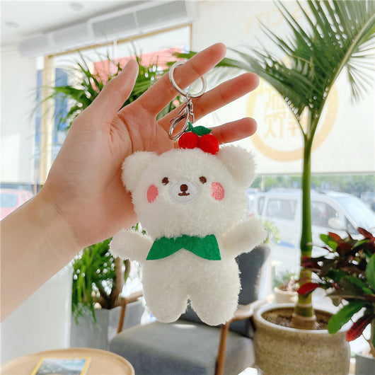 Llavero Peluche Adorable - Personajes Lindos Pollito, Gato, Perro, Oso y Nube - Image 14