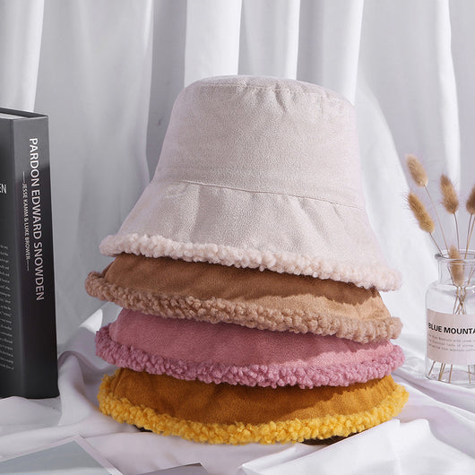 Gorro Reversible de Lana de Cordero para Otoño e Invierno