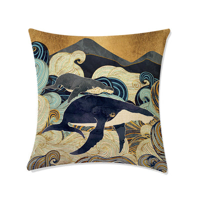 Fundas de Almohada para Sofá con Estampado Mundo Marino Profundo - Image 9