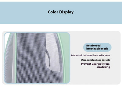 Mochila Transportadora Plegable para Mascotas - Gran Capacidad para Gatos y Perros - Image 23
