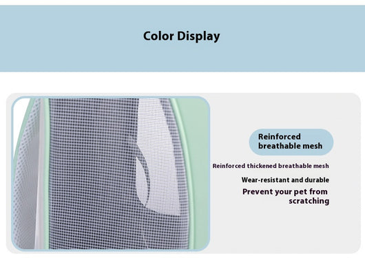 Mochila Transportadora Plegable para Mascotas - Gran Capacidad para Gatos y Perros - Image 23
