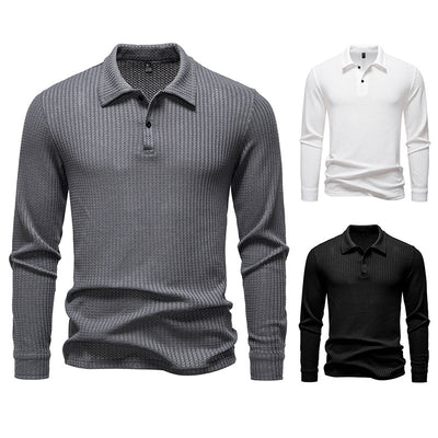 Camisa Manga Larga Cuadros Walf para Hombre con Solapa Clásica