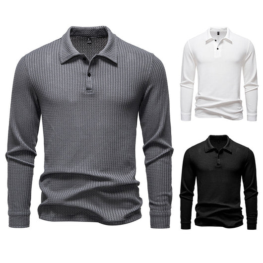Camisa Manga Larga Cuadros Walf para Hombre con Solapa Clásica