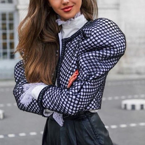 Chaqueta Slim con Mangas Puff