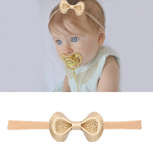 Set de Diademas para Bebé con Moños de Algodón y Lino - Image 29