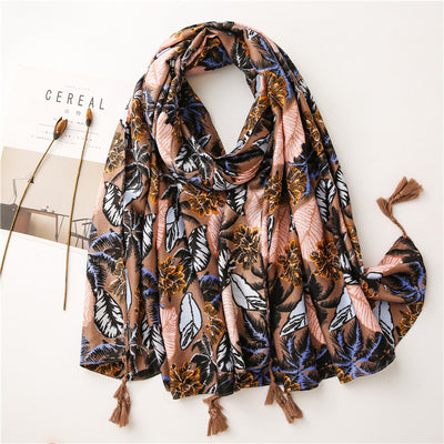 Pañuelo Floral Turístico para Mujer - Diseño Vacacional - Image 11