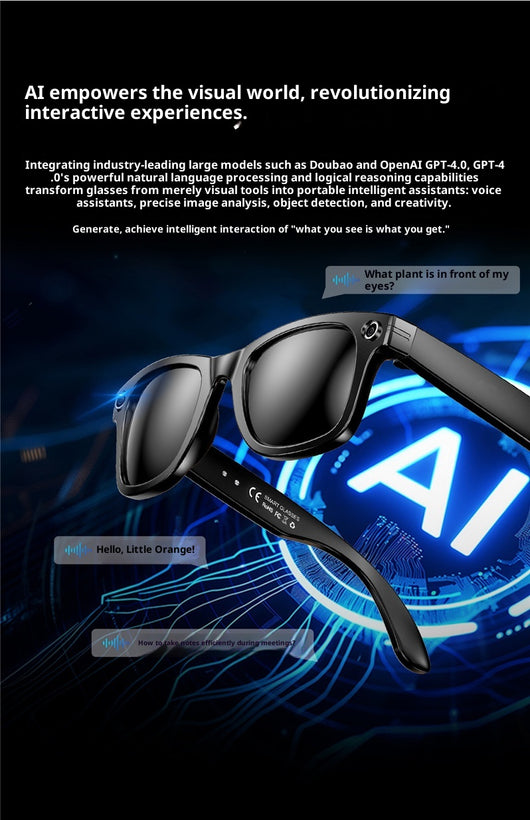 Gafas Inteligentes con Asistente de Voz, Traductor y Cámara 800w - Image 18