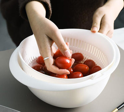 Canasta Dual para Fregadero de Cocina con Drenaje - Image 8